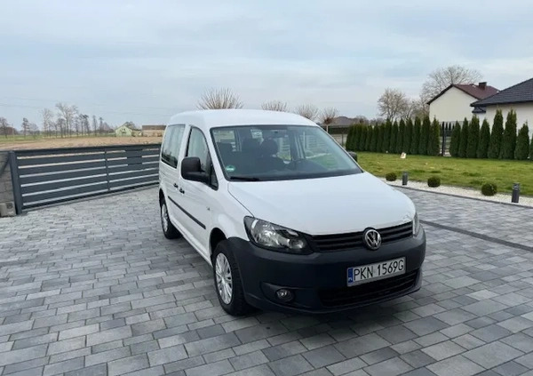 Volkswagen Caddy cena 36500 przebieg: 162400, rok produkcji 2015 z Rychwał małe 137